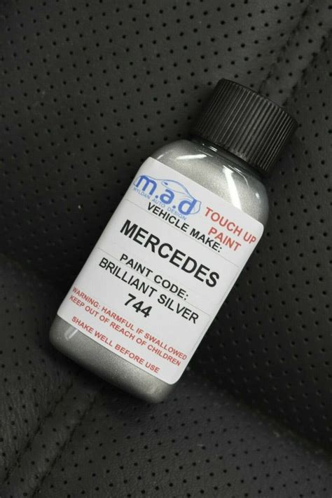 Mercedes Benz Brilliant Silver 744 9744 Touch Up Kit 30ML Bottle