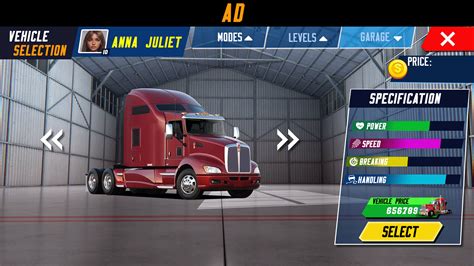 Euro Truck Simulation Game Ui On Behance