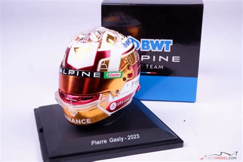 Helmet Pierre Gasly, Alpine 2023, 1:5 Spark | Tibormodel.com