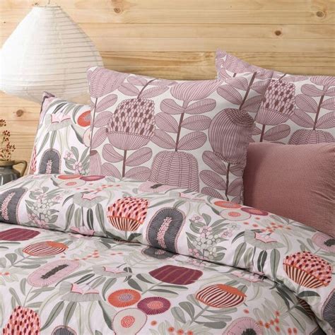 Koo Jocelyn Proust Dusk Quilt Cover Set Pink And Multicoloured King