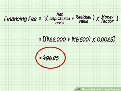 How To Calculate A Lease Payment Steps With Pictures