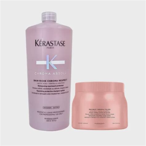 K Rastase Chroma Absolu Bain Riche Chroma Respect L Masque Filler