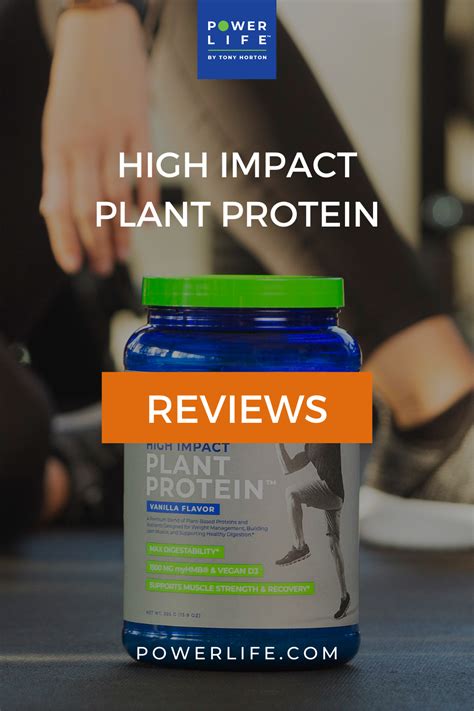 Power Life Power Life By Tony Horton High Impact Plant Protein Reviews Plant Protein