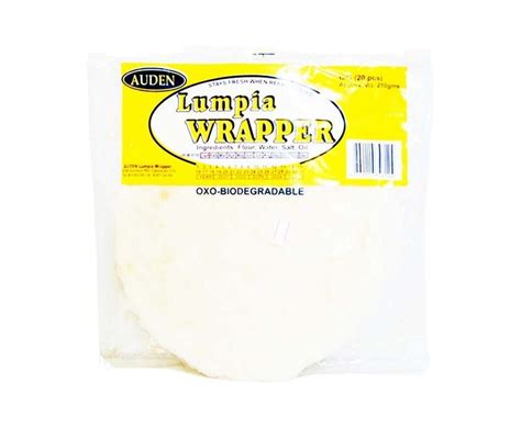 Auden Lumpia Wrapper Big 20 Pieces 210g