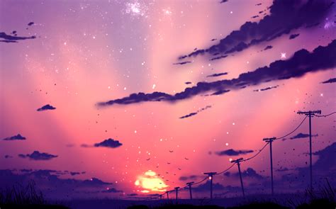 Purple Sky ( auction - OPEN ) by ryky on DeviantArt | Night sky ...