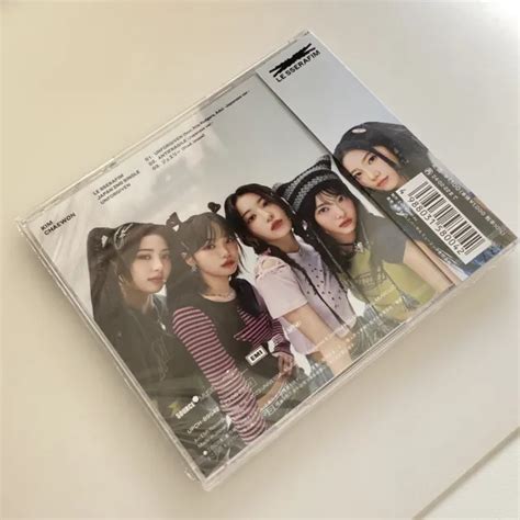 LE SSERAFIM UNFORGIVEN EUNCHAE Solo Jacket First Edition CD Japan 2nd