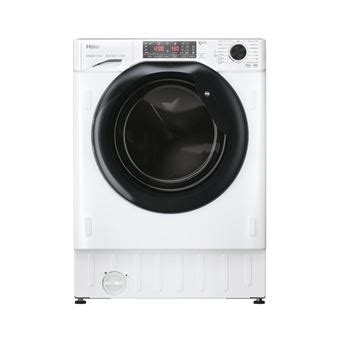 Lave Linge S Chant Encastrable Haier Hwd B Fwb Fr Kg Blanc Achat