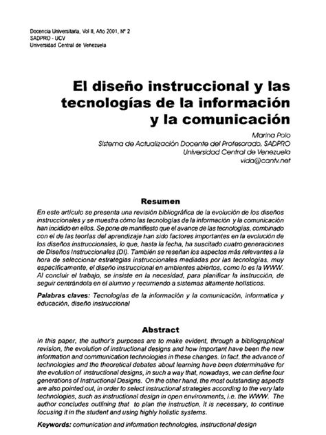 Pdf El Diseno Instruccional Y Las Tic Dokumen Tips