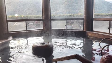 Japanese Hot Spring Onsen Stock Footage Video Of Resting