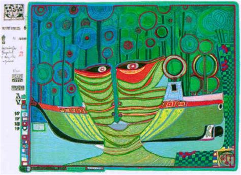 Columbus Rainy Day In India Von Friedensreich Hundertwasser Auf Artnet