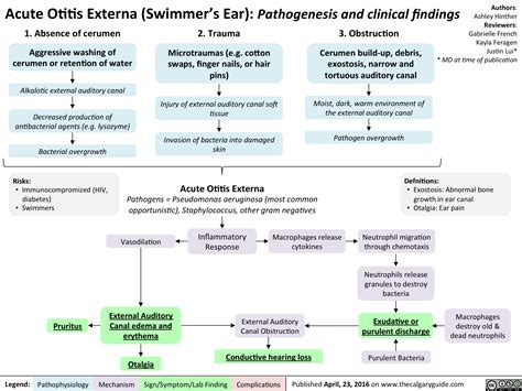 Acute Otitis Externa (Swimmer’s Ear): Pathogenesis and clinical ...