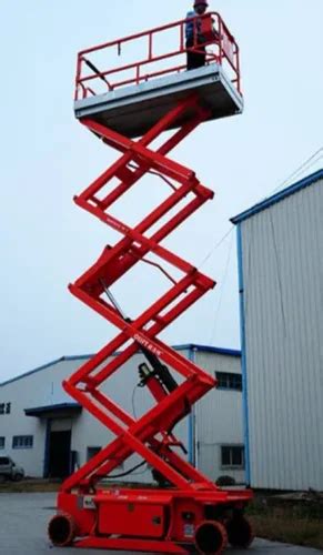 10 Mtr Mlift Electric Operated Scissor Lift At 210000 Piece Battery