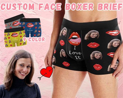 Custom Underwear With Face Personalized Face Boxers For Etsy