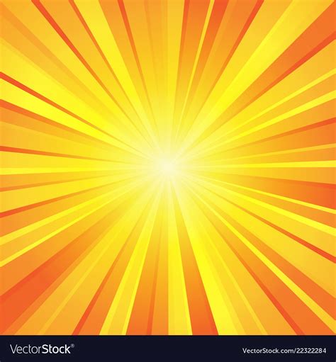 Orange Yellow White Ray Background Royalty Free Vector Image