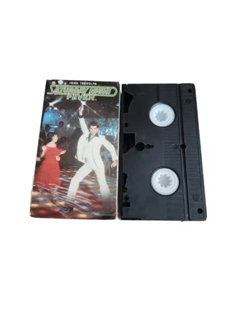 SATURDAY NIGHT FEVER VHS Tape 1994 John Travolta Vintage 8 88