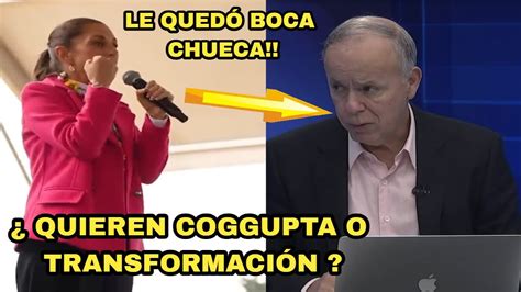 Se Acab Claudia Sheinbaum Dej Mudo A Ciro Gomez Leyva Por Ll Rar Que