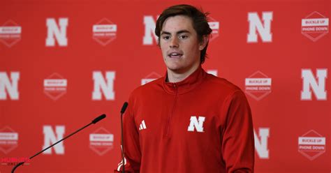 Nebraska S Daniel Kaelin Finding Footing In Competitive Qb Room