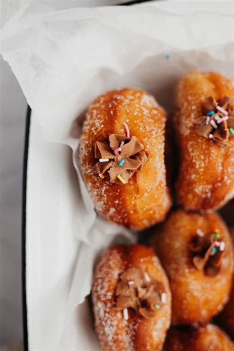 Brioche Doughnuts With Chocolate Filling Recipe By Alpine Ella