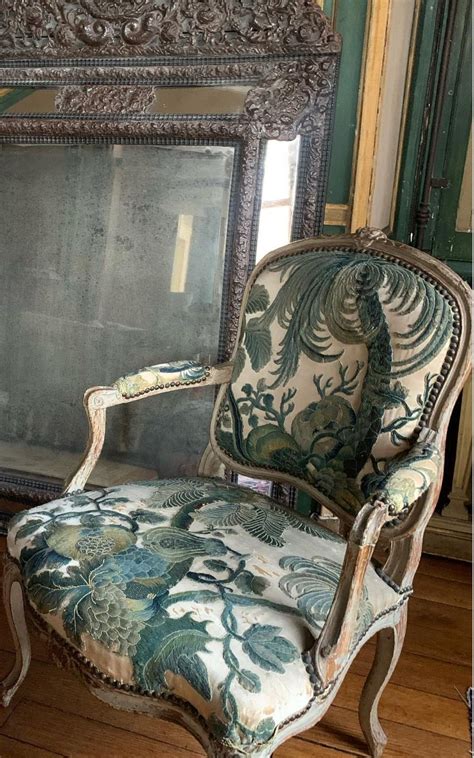 Country French French Style Louis Chairs Plastering Bergere Chair