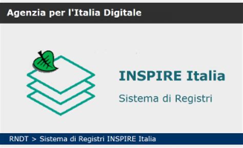 Sistema Di Registri INSPIRE Italia Online La Versione Ufficiale Garr 8