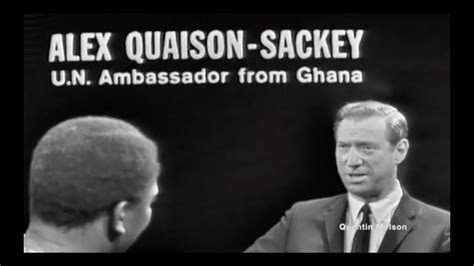 Ghanaian Diplomat Alex Quaison Sackey Interview With Arnold Michaelis