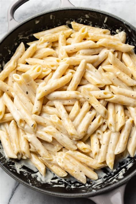 Creamy Penne Pasta • Salt And Lavender