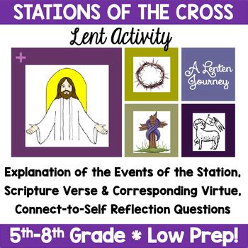 Catholic Kids: LENT- Stations of the Cross Reflections by Teaching To Go