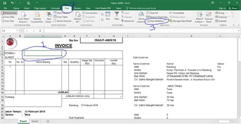 Cara Membuat Invoice Dengan Excel Kumpulan Tips Hot Sex Picture