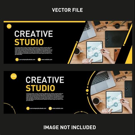 Premium Vector | Creative Studio Banner