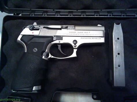 Gunlistings Org Pistols Stoeger Cougar 8040f Silver