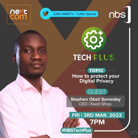 NBS Television On Twitter Tonight On NBSTechPlus Twitter Spaces The