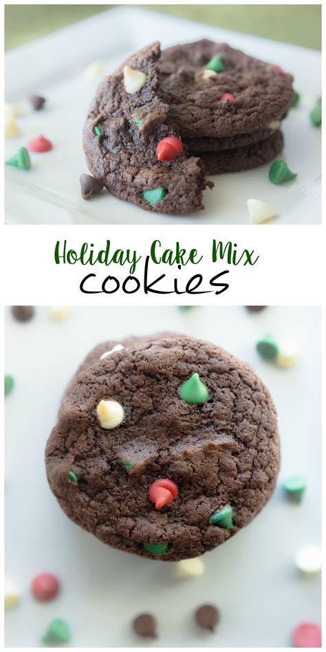 Holiday Cake Mix Cookies - Made To Be A Momma