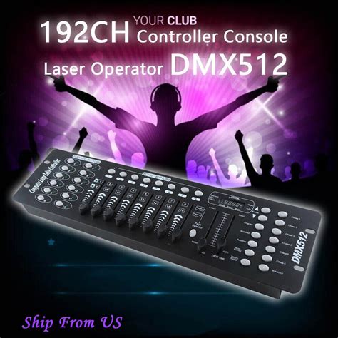 DMX512 DJ Controller Konsole 192 Kanäle für Disco Bar mit