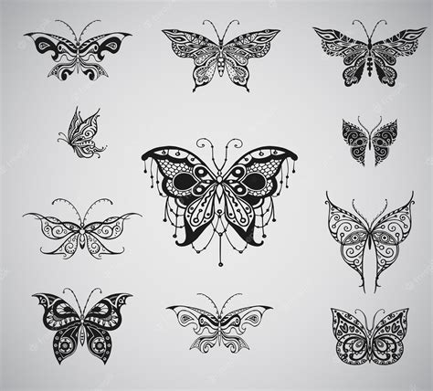 Premium Vector | Butterflies graphic illustration