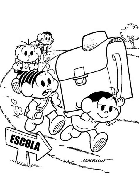 Desenhos de Turma da Mônica 35 para Colorir e Imprimir ColorirOnline