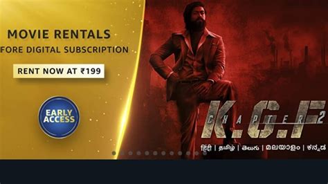 Kgf Chapter 2 Now Available On Prime Video For Rs 199 Gizbot News