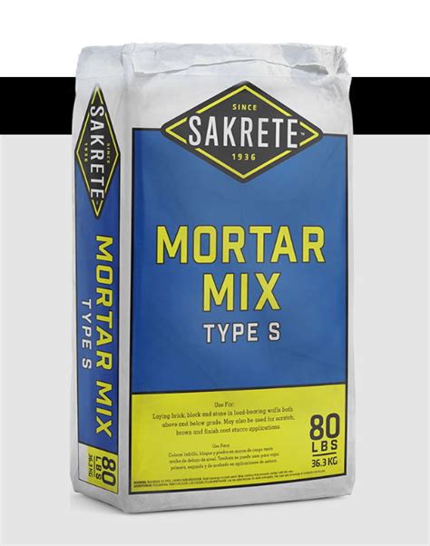 Sakrete Mortar Mix 80lbs Eastern Landscape Mason Supply