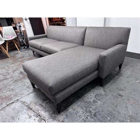 Room & Board Two Piece Chaise Lounge Sofa | Chairish