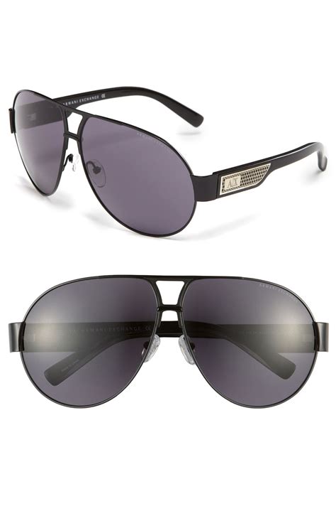 AX Armani Exchange Aviator Sunglasses | Nordstrom