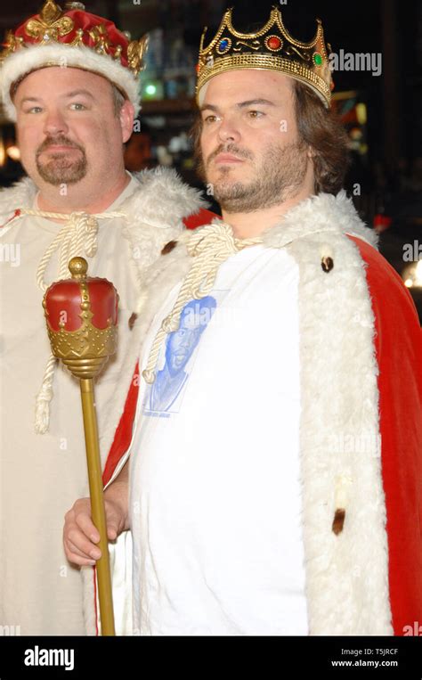 Los Angeles Ca November 09 2006 Jack Black Right And Kyle Gass At The Los Angeles Premiere