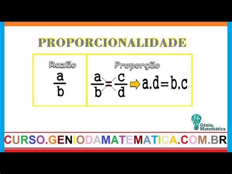 O Que E Proporcionalidade - Proporcionalidade - Razão e Proporção - YouTube