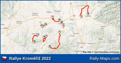 Mapy Zaplanuj Rallye Kroměříž 2022 RajdTrasa pl