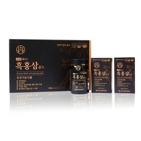 Cao Hắc Sâm NongHyup Hàn Quốc Hộp 2 Lọ x 240g Korean Black Red