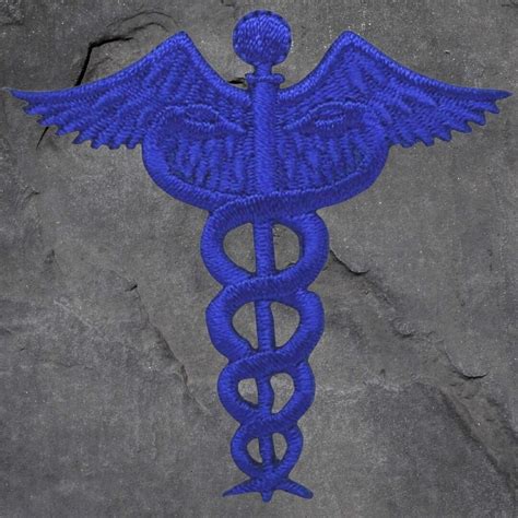 Caduceus Patch Set Doctor Emt Nurse Medical Applique Paramedic