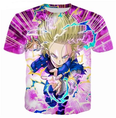 Dragon Ball Z Androide Camiseta D Cosplay Talle L Dzb