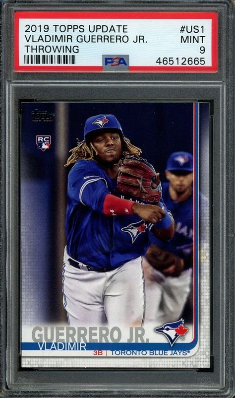 2019 Topps Update Vladimir Guerrero Jr RC US1 I PSA 9 MINT EBay