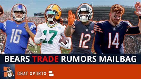 Bears Trade Rumors Davante Adams Allen Robinson Andy Dalton