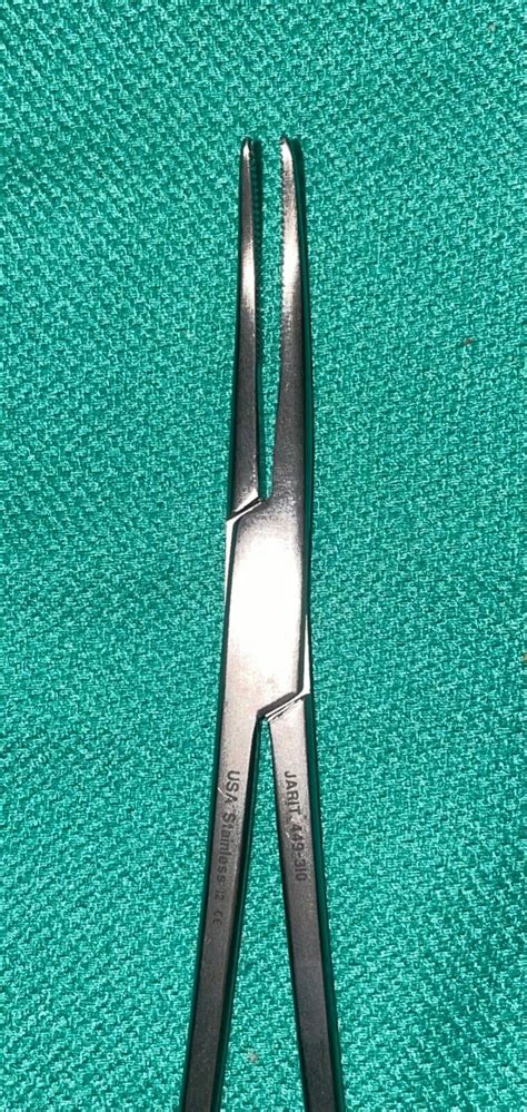 Jarit 449 310 Schnidt Tonsil Forceps 7½ Curved Ebay