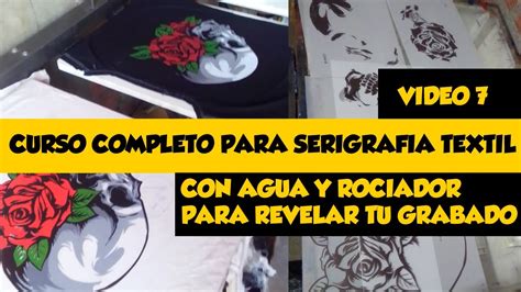 CURSO SERIGRAFIA REVELADO CUADRO DE SERIGRAFIA Asi Debes Hacerlo Si