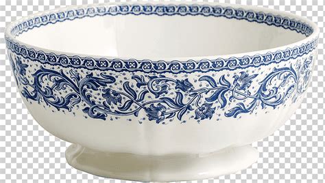 Cer Mica Rouen Azul Y Blanco Cer Mica Fa Encerie De Gien Bowl Gien